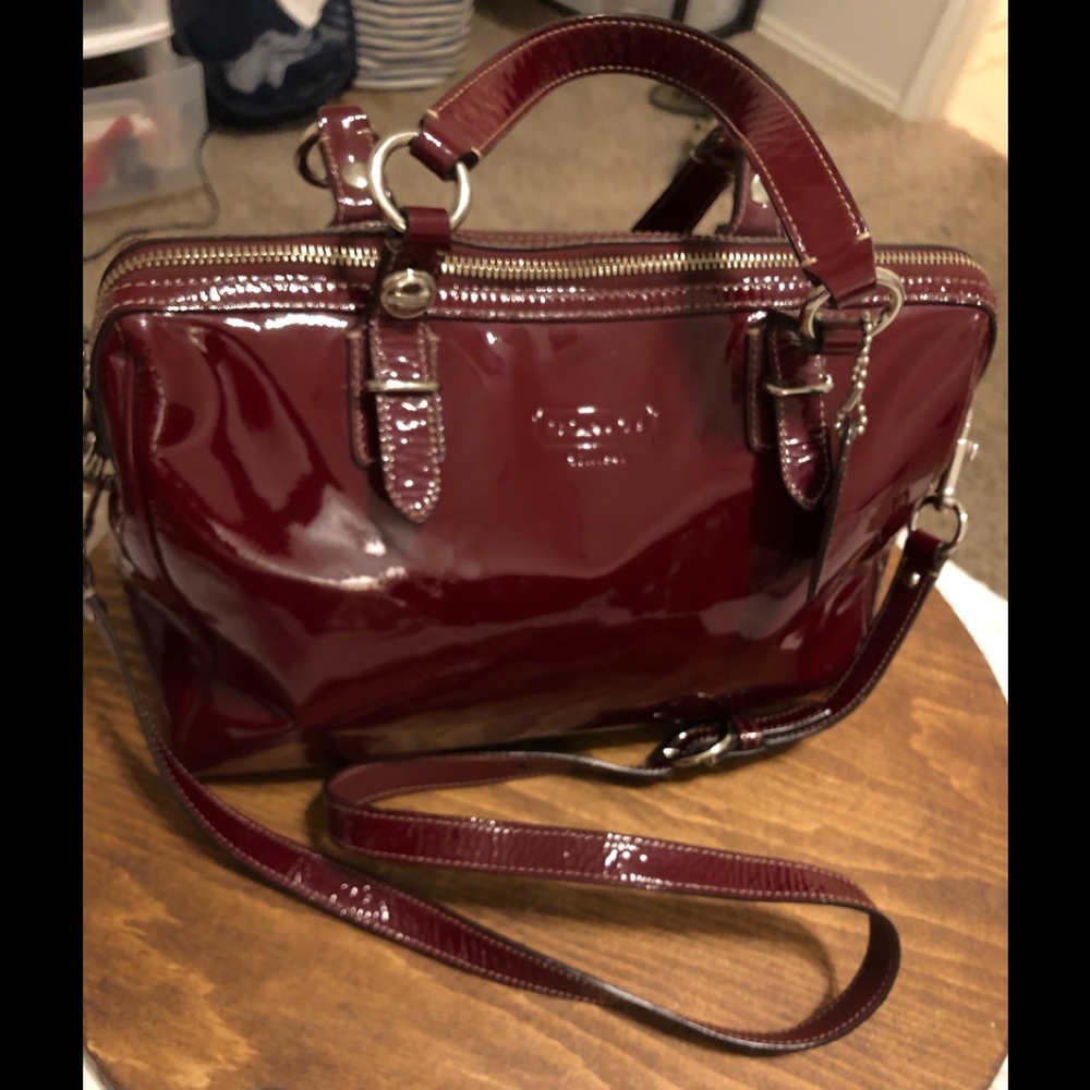 Coach Maroon bag .Authentic 🥀